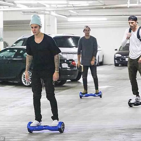 L'hoverboard de Justin Bieber