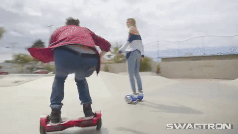 Démonstration d'hoverboard